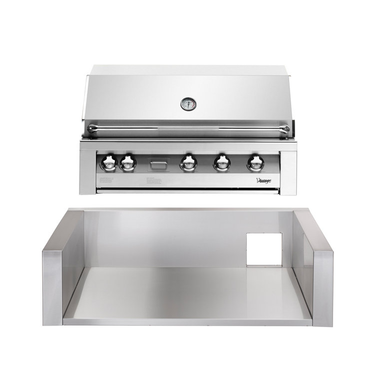 Built in hotsell stainless steel bbq